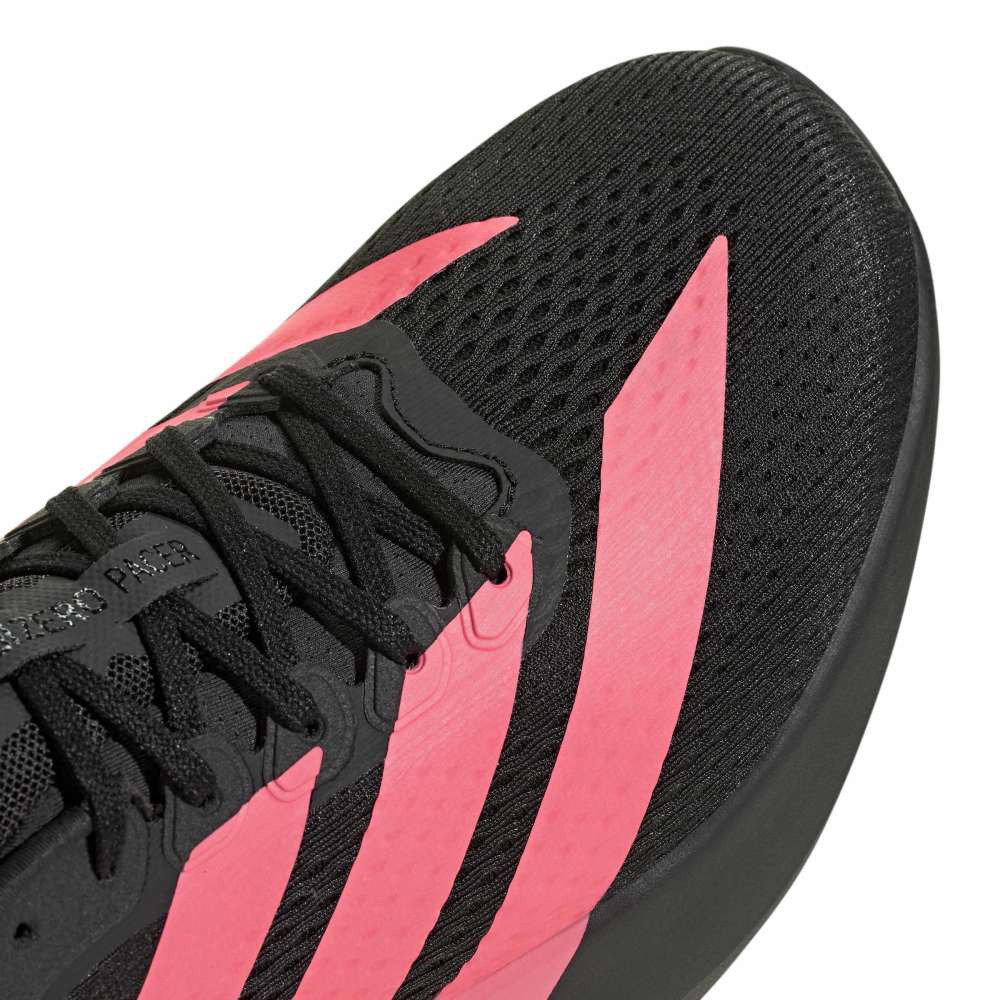 アディダス（adidas）（メンズ）ランニングシューズ スポーツシューズ アディゼロ ペーサー ブラック ピンク ORB66-KZ6841 ジョギングシューズ