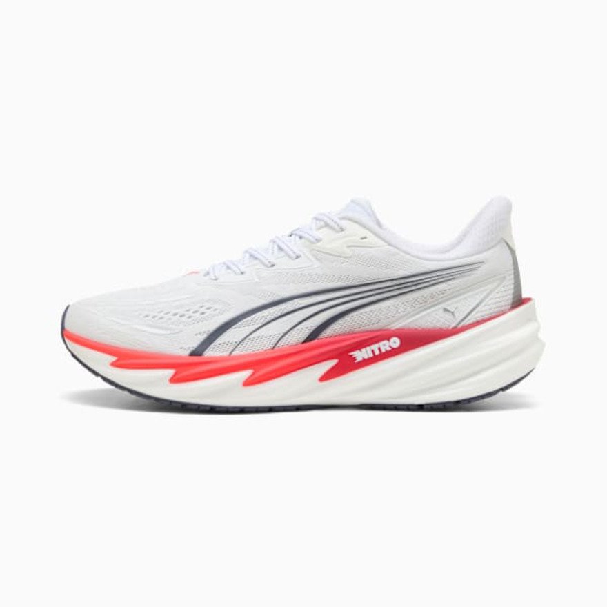 プーマ（PUMA）（メンズ）ランニングシューズ ジョギングシューズ ヴェロシティ ニトロ 5 ホワイト レッド 31294405 スポーツ シューズ トレーニング