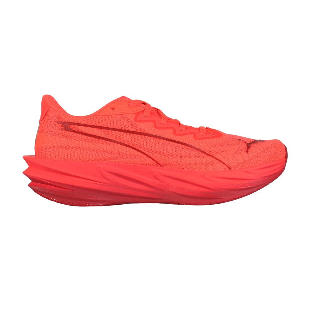 プーマ（PUMA）（メンズ）ランニングシューズ ジョギングシューズ ディヴィエイト ピュア ニトロ レッド 31390410