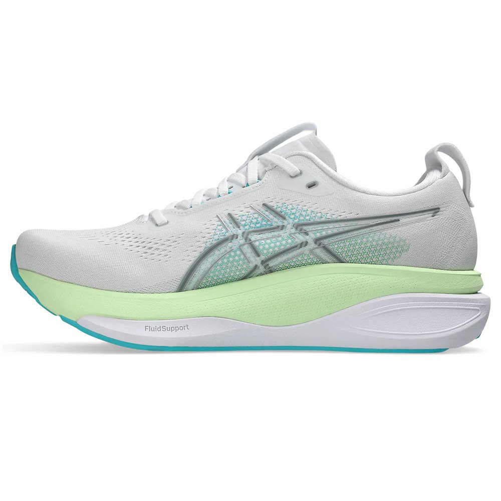 アシックス（ASICS）（メンズ）ランニングシューズ ジョギングシューズ ゲルカヤノ 33 エキストラワイド ホワイト グリーン 1011C229.100 スポーツ シューズ