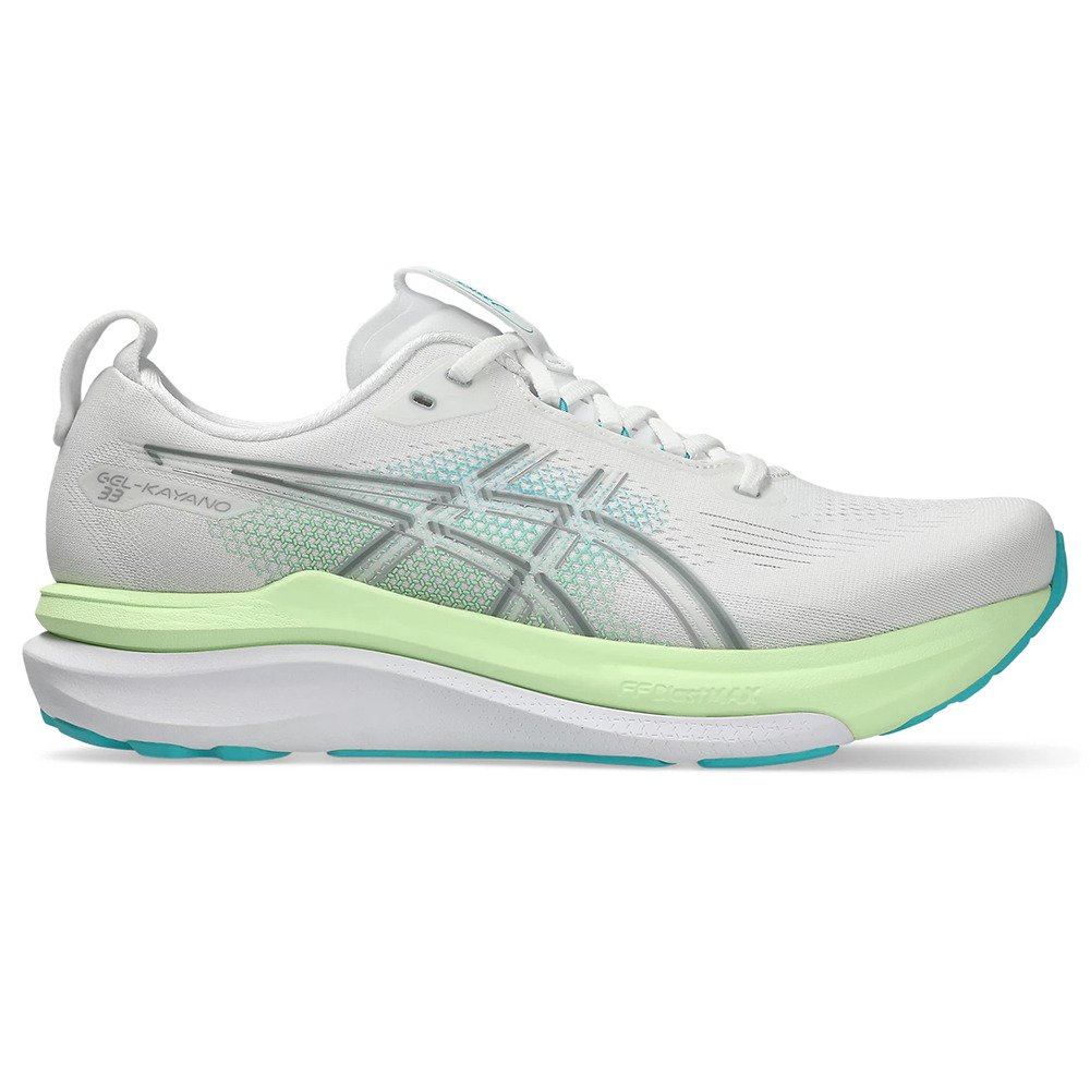 アシックス（ASICS）（メンズ）ランニングシューズ ジョギングシューズ ゲルカヤノ 33 エキストラワイド ホワイト グリーン 1011C229.100 スポーツ シューズ