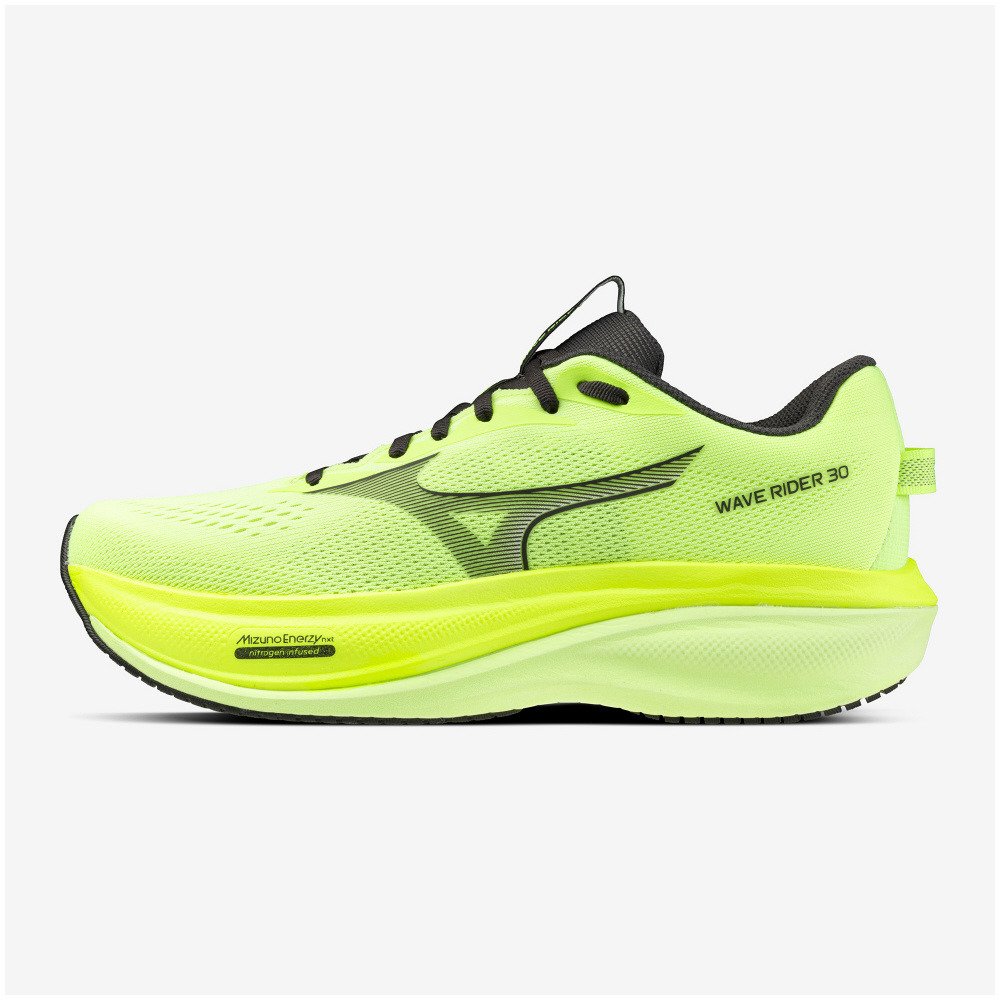 ミズノ（MIZUNO）（メンズ）ランニングシューズ ジョギングシューズ ウエーブライダー 30 イエロー ブラック J1GM262058 スポーツシューズ 