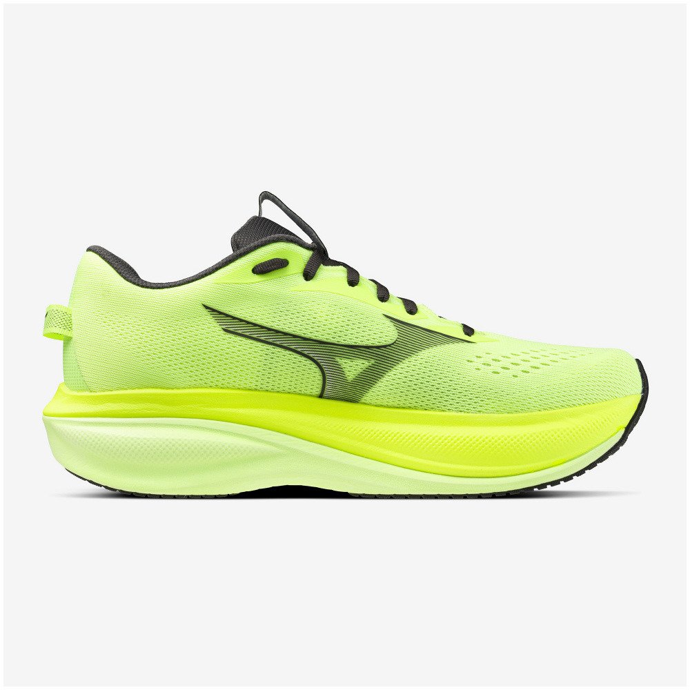 ミズノ（MIZUNO）（メンズ）ランニングシューズ ジョギングシューズ ウエーブライダー 30 イエロー ブラック J1GM262058 スポーツシューズ 