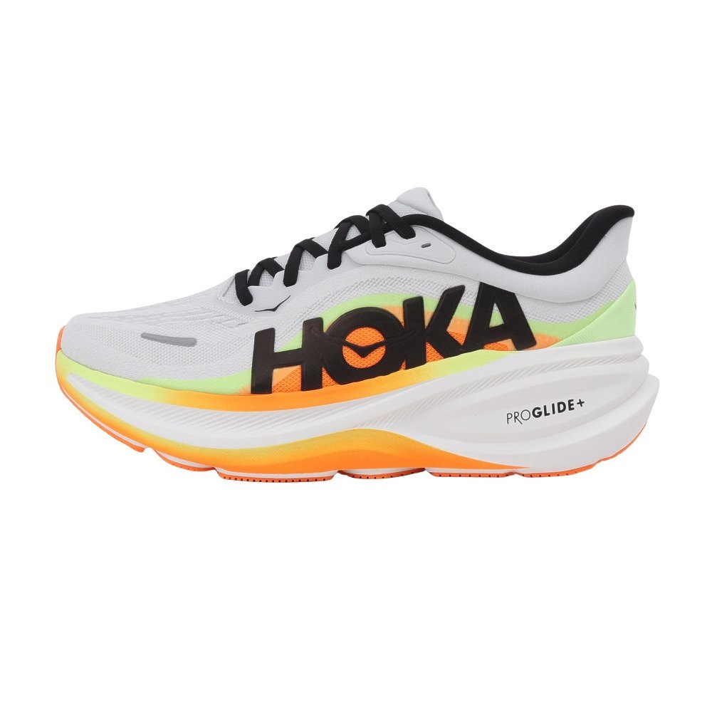 ホカ（HOKA）（メンズ）ランニングシューズ ジョギングシューズ クリフトン プロ ホワイト オレンジ 1176510-CMCGR スポーツ シューズ トレーニング