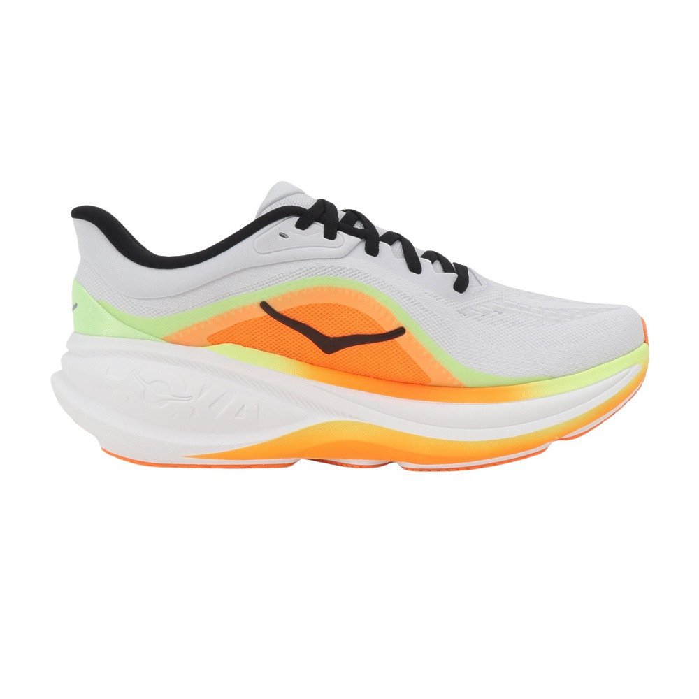 ホカ（HOKA）（メンズ）ランニングシューズ ジョギングシューズ クリフトン プロ ホワイト オレンジ 1176510-CMCGR スポーツ シューズ トレーニング