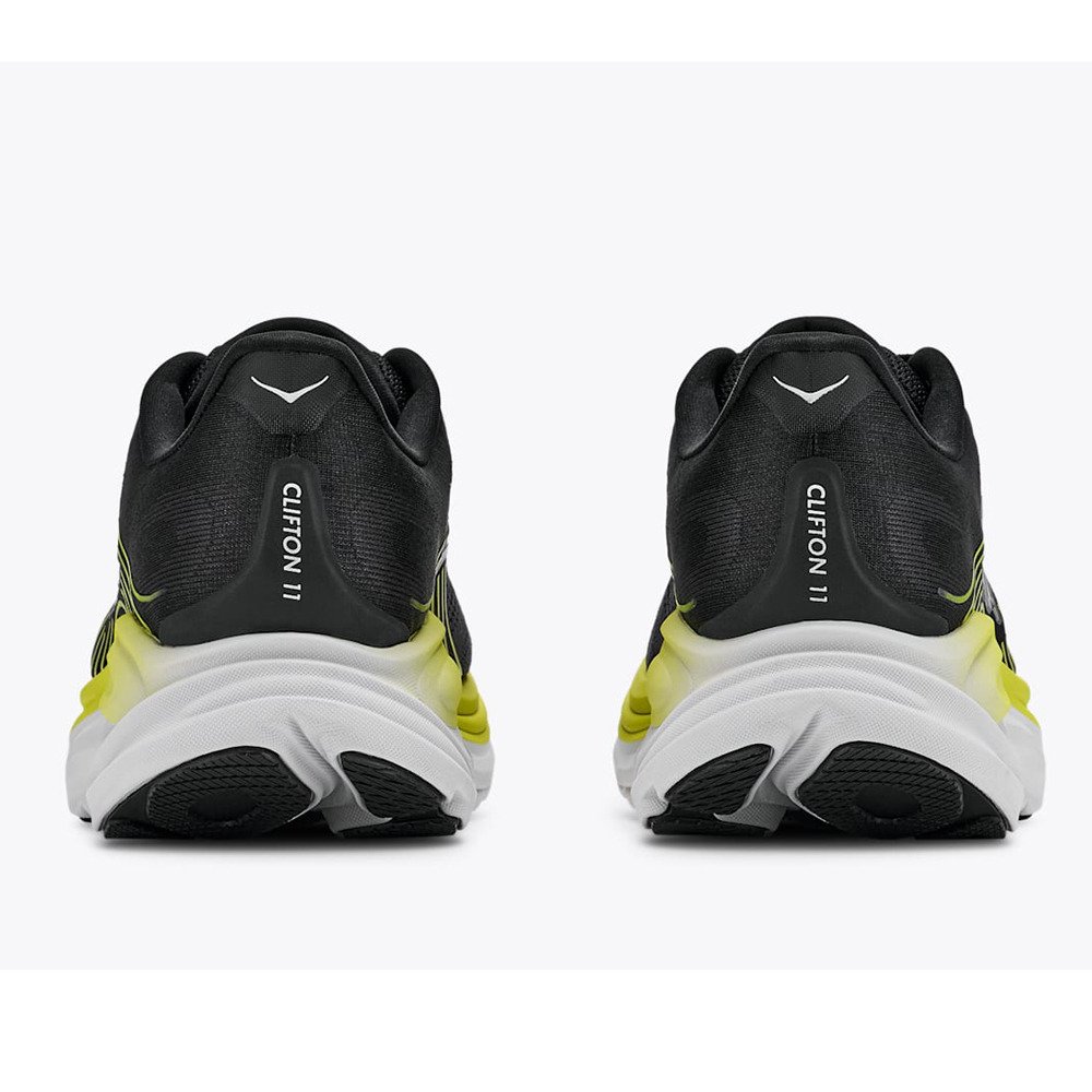 ホカ（HOKA）（メンズ）ランニングシューズ ジョギングシューズ クリフトン 11 ブラック イエロー 1176572-BKCS スポーツ シューズ トレーニング