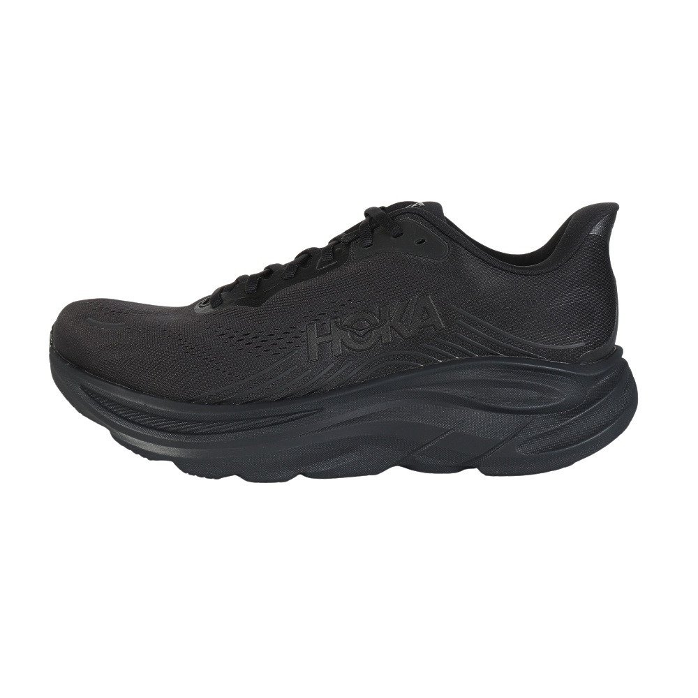 ホカ（HOKA）（メンズ）ランニングシューズ ジョギングシューズ クリフトン 11 ワイド ブラック 1177538-BBLC スポーツ シューズ トレーニング
