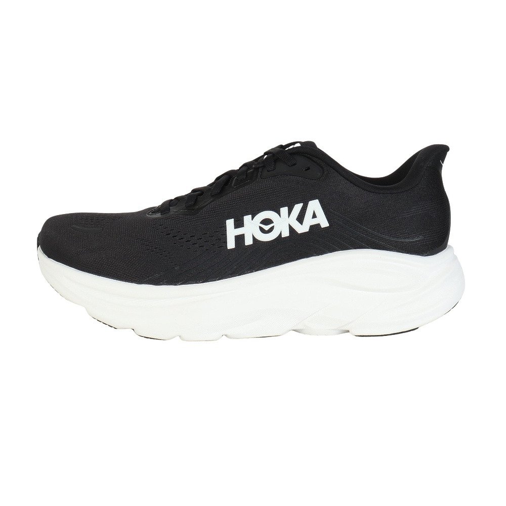 ホカ（HOKA）（メンズ）ランニングシューズ ジョギングシューズ クリフトン 11 ワイド ブラック ホワイト 1177538-BWHT スポーツ シューズ トレーニング