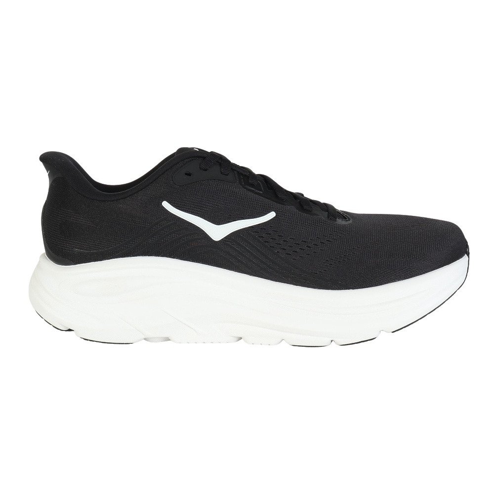 ホカ（HOKA）（メンズ）ランニングシューズ ジョギングシューズ クリフトン 11 ワイド ブラック ホワイト 1177538-BWHT スポーツ シューズ トレーニング