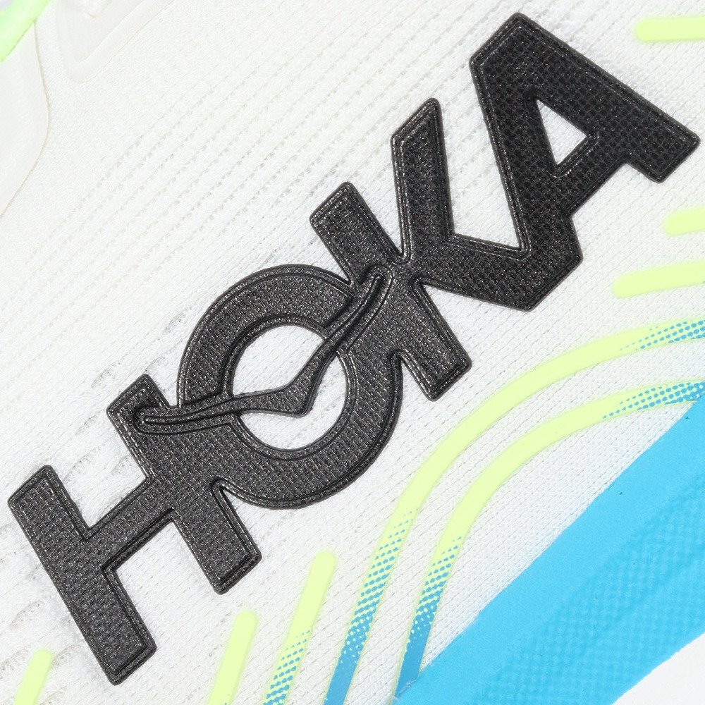 ホカ（HOKA）（メンズ）ランニングシューズ ジョギングシューズ クリフトン 11 ワイド ホワイト ブルー 1177538-FLCK スポーツ シューズ トレーニング