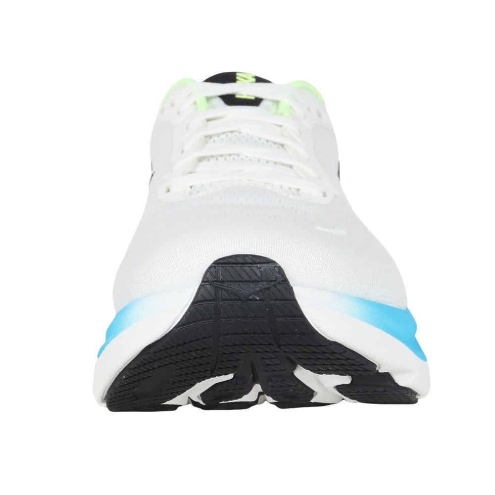 ホカ（HOKA）（メンズ）ランニングシューズ ジョギングシューズ クリフトン 11 ワイド ホワイト ブルー 1177538-FLCK スポーツ シューズ トレーニング