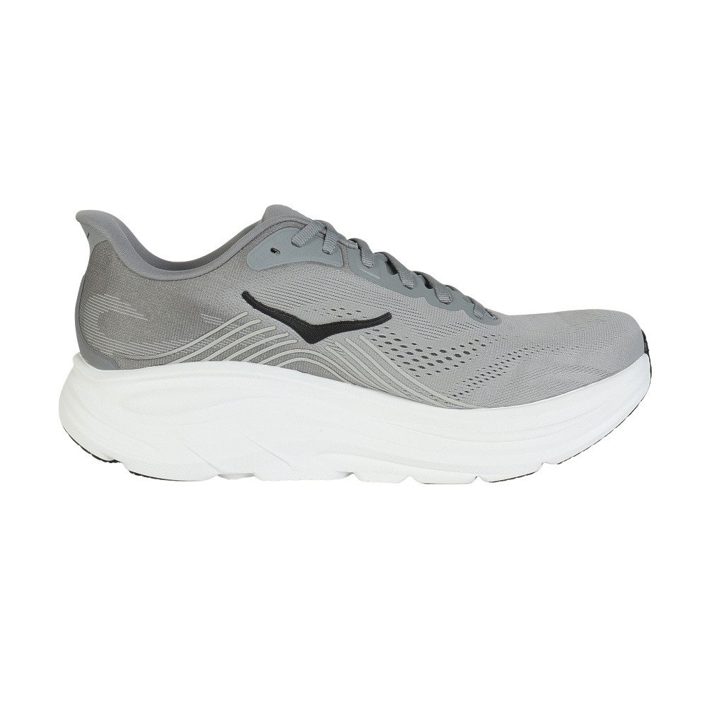 ホカ（HOKA）（メンズ）ランニングシューズ ジョギングシューズ クリフトン 11 ワイド グレー 1177538-GCTC スポーツ シューズ トレーニング