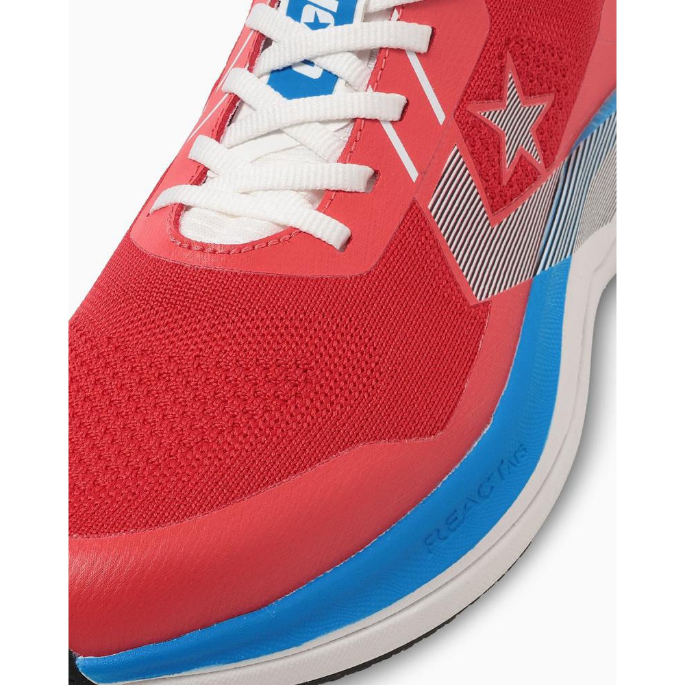 コンバース（CONVERSE）（メンズ、レディース）ランニングシューズ ジョギングシューズ コンズ ランデュアル 34201890 レッド/トリコ