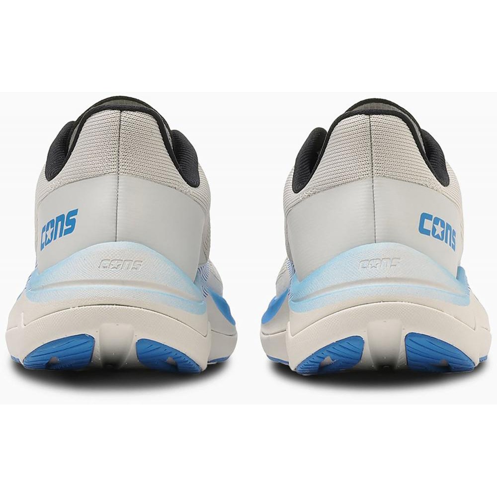 コンバース（CONVERSE）（メンズ、レディース）ランニングシューズ ジョギングシューズ コンズ ランデュアル 34201893 ライトグレー/ブルー