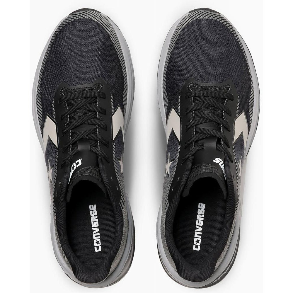 コンバース（CONVERSE）（メンズ、レディース）ランニングシューズ ジョギングシューズ コンズ ランスラッシュ 34201901 ブラック/グレー
