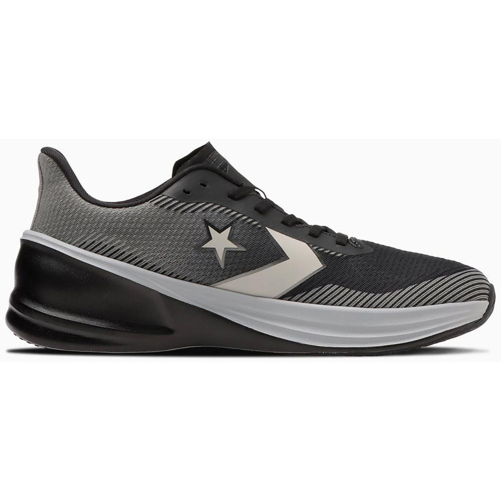 コンバース（CONVERSE）（メンズ、レディース）ランニングシューズ ジョギングシューズ コンズ ランスラッシュ 34201901 ブラック/グレー