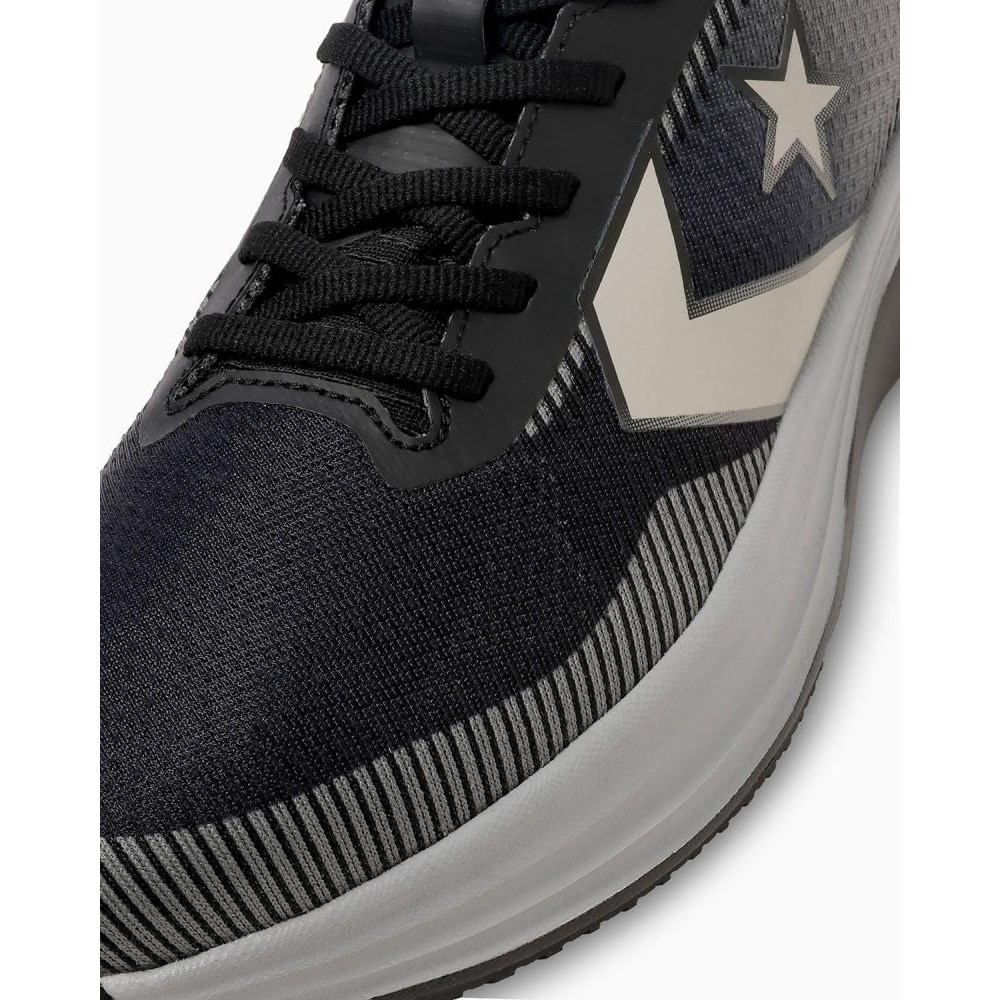 コンバース（CONVERSE）（メンズ、レディース）ランニングシューズ ジョギングシューズ コンズ ランスラッシュ 34201901 ブラック/グレー