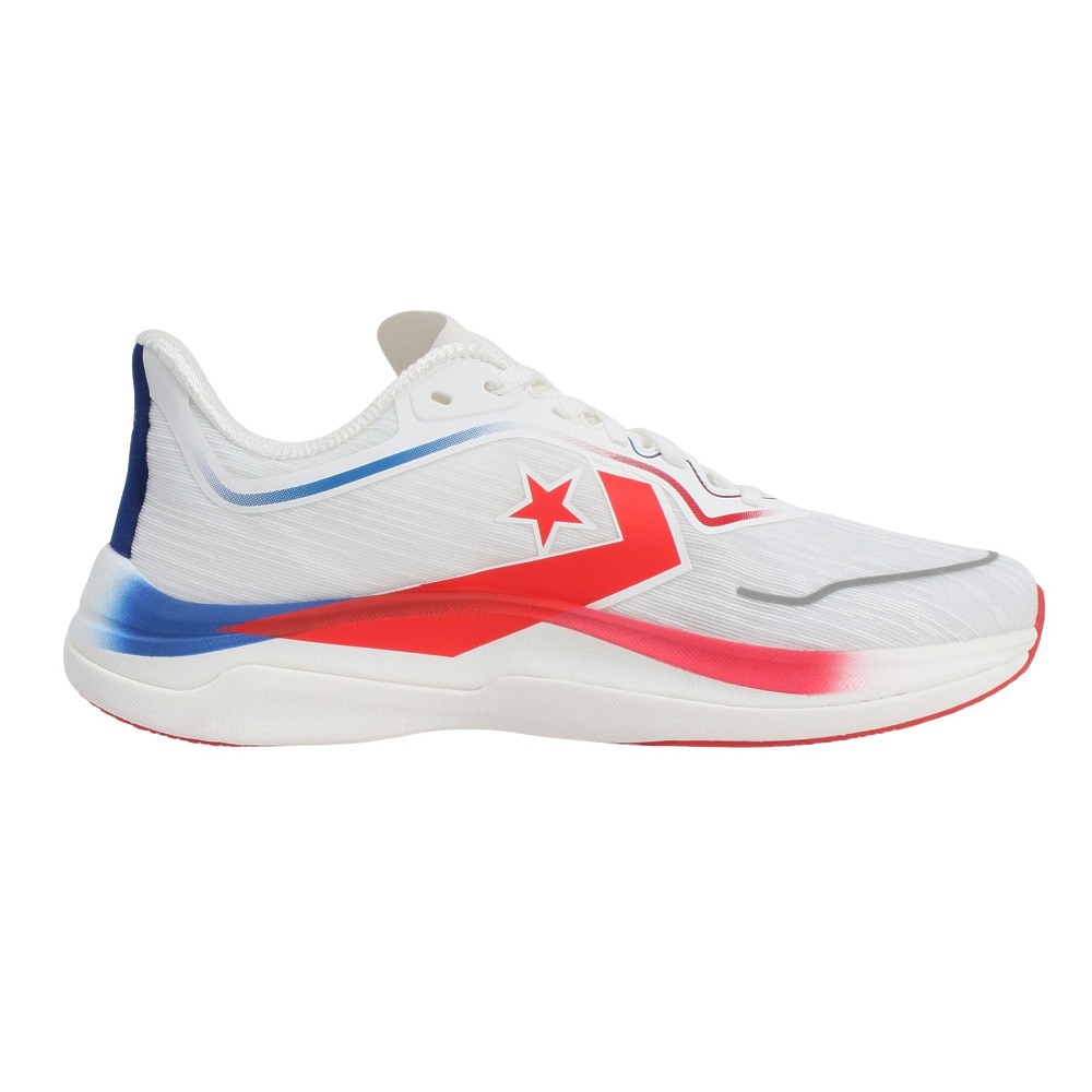 コンバース（CONVERSE）（メンズ）ランニングシューズ ジョギングシューズ コンズ ランデュアル 2 34202100 ホワイト/レッド/ブルー