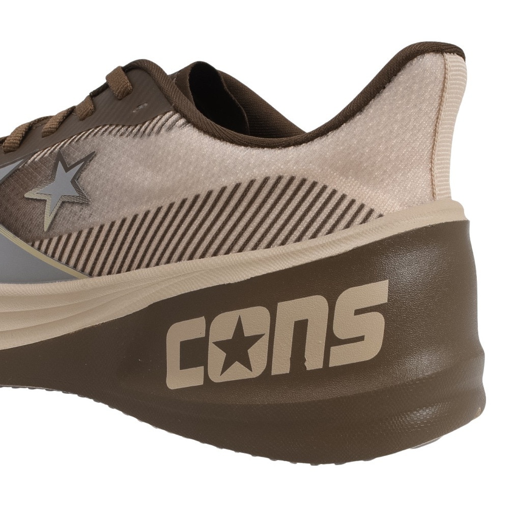 コンバース（CONVERSE）（メンズ）ランニングシューズ ジョギングシューズ コンズ ランスラッシュ 34202112 ブラウン/ベージュ