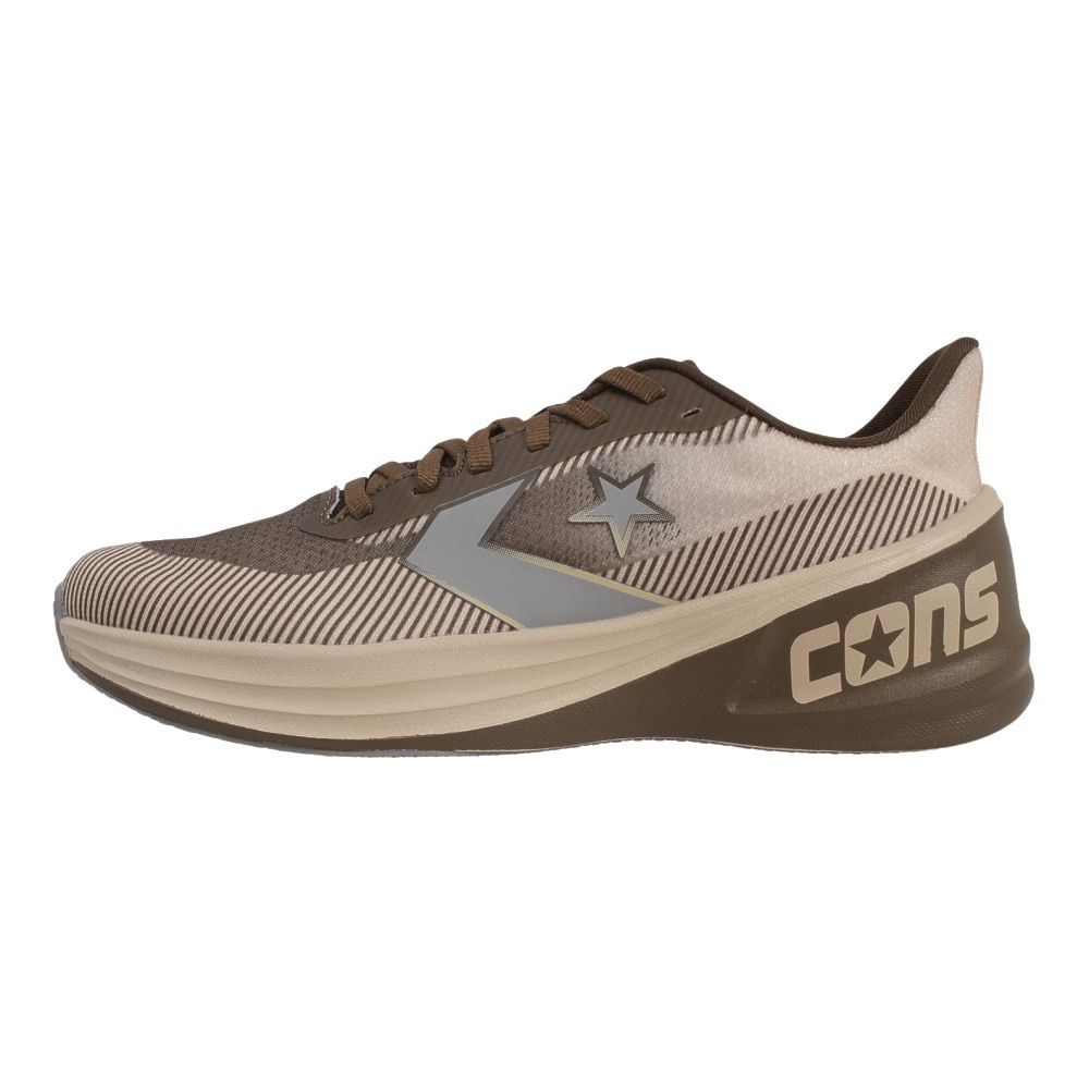 コンバース（CONVERSE）（メンズ）ランニングシューズ ジョギングシューズ コンズ ランスラッシュ 34202112 ブラウン/ベージュ
