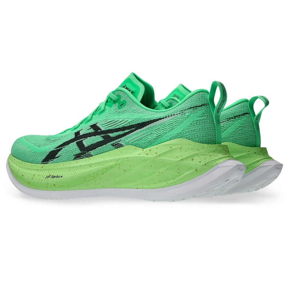 アシックス（ASICS）（メンズ、レディース）ランニングシューズ ジョギングシューズ スーパーブラスト 2 グリーン ブラック 1013A185.300