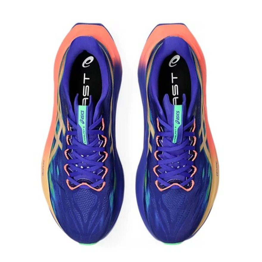 アシックス（ASICS）（メンズ、レディース）ランニングシューズ ジョギングシューズ スーパーブラスト 3 ダークブルー 1013A177.400 スポーツ シューズ 