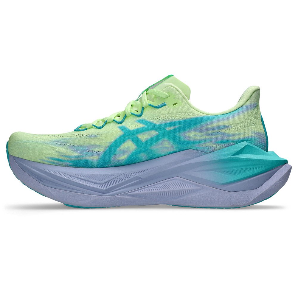 アシックス（ASICS）（メンズ、レディース）ランニングシューズ トレーニングシューズ スーパーブラスト 3 グリーン ブルー 1013A177.750 お一人様一点まで