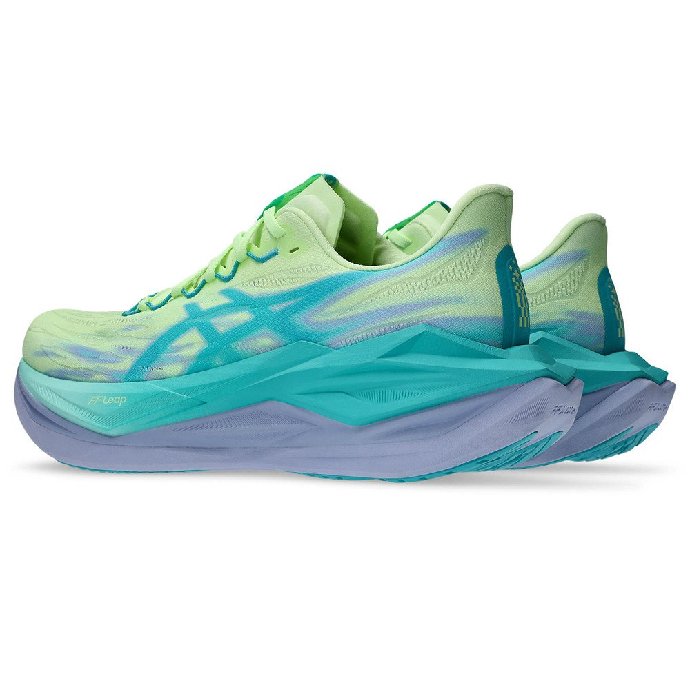 アシックス（ASICS）（メンズ、レディース）ランニングシューズ トレーニングシューズ スーパーブラスト 3 グリーン ブルー 1013A177.750 お一人様一点まで