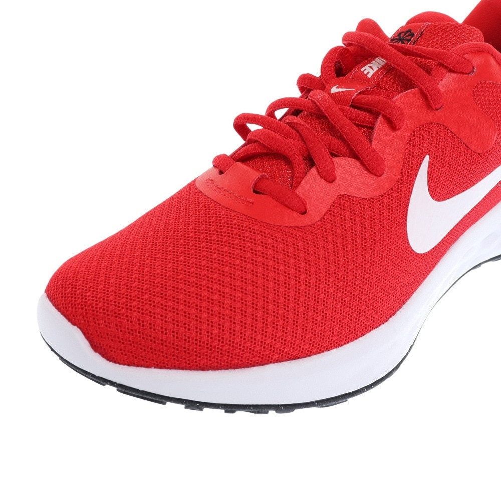 ナイキ（NIKE）（メンズ）レボリューション NN レッド ホワイト 赤 白 DC3728 600 ランニングシューズ 靴 スポーツ スニーカー  ジョギング マラソン 部活 スポーツ用品はスーパースポーツゼビオ