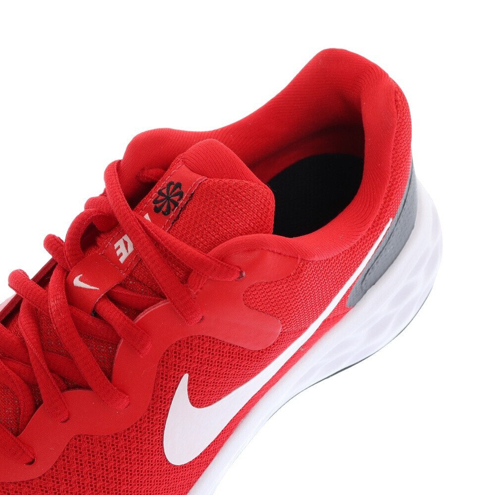 ナイキ（NIKE）（メンズ）レボリューション 6 NN レッド ホワイト 赤 白 DC3728 600 ランニングシューズ 靴 スポーツ スニーカー  ジョギング マラソン 部活