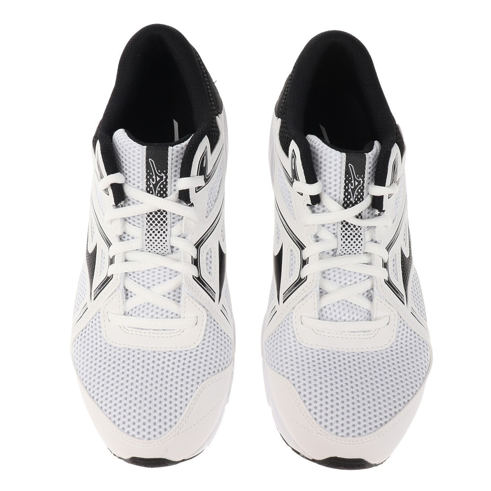 ミズノ（MIZUNO）（メンズ、レディース）スポーツシューズ マキシマイザー 25 ホワイト ブラック K1GA230002 スニーカー ランニング トレーニング マラソン 