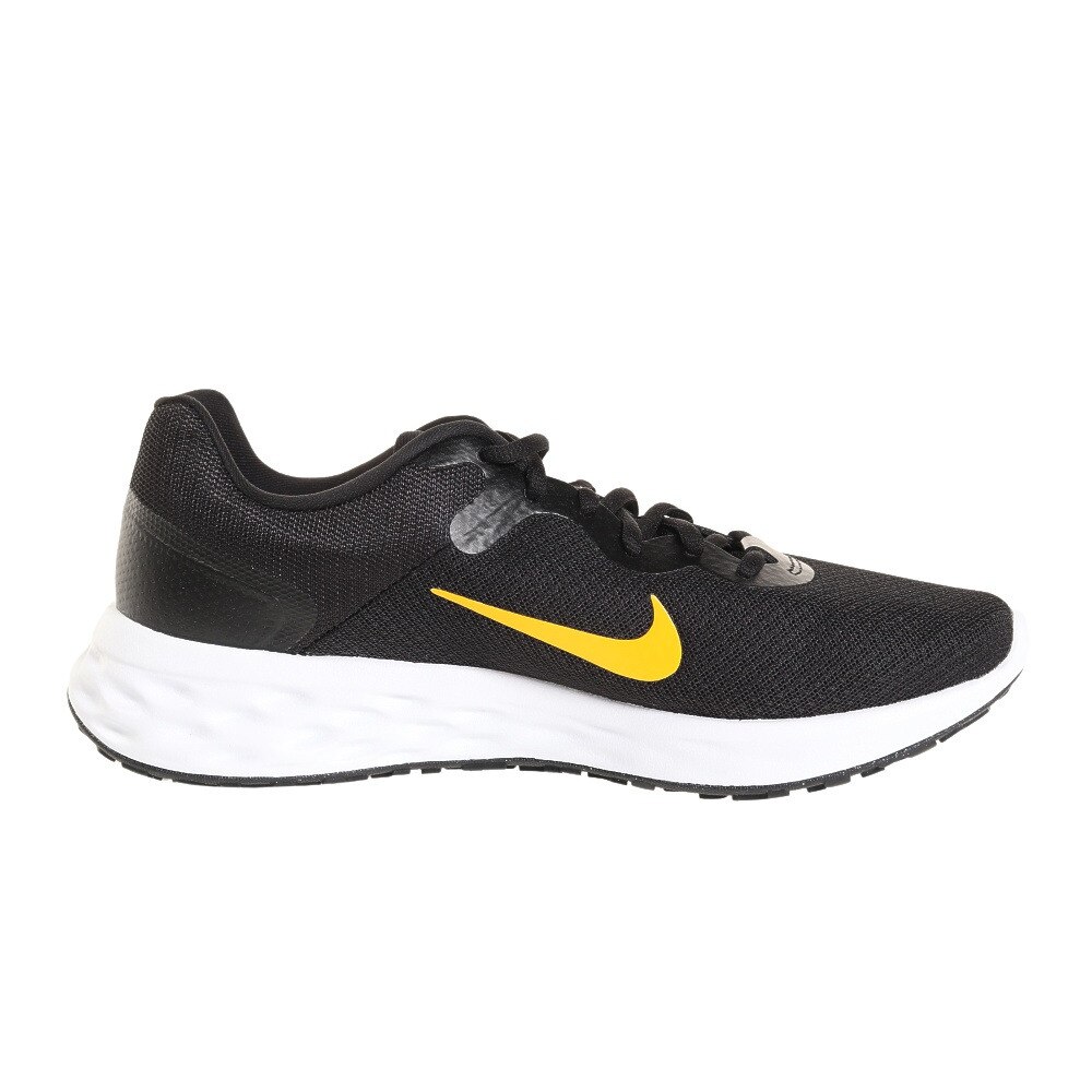 ナイキ（NIKE）（メンズ）ランニングシューズ レボリューション 6 NN ブラック 黒 DC3728-013 スニーカー ジョギング 長距離 部活 通勤 通学 シンプル★★★