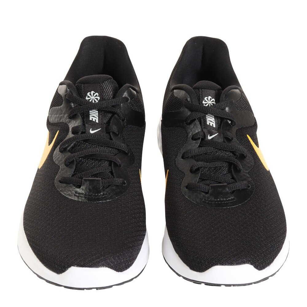 ナイキ（NIKE）（メンズ）ランニングシューズ レボリューション 6 NN ブラック 黒 DC3728-013 スニーカー ジョギング 長距離 部活 通勤 通学 シンプル★★★