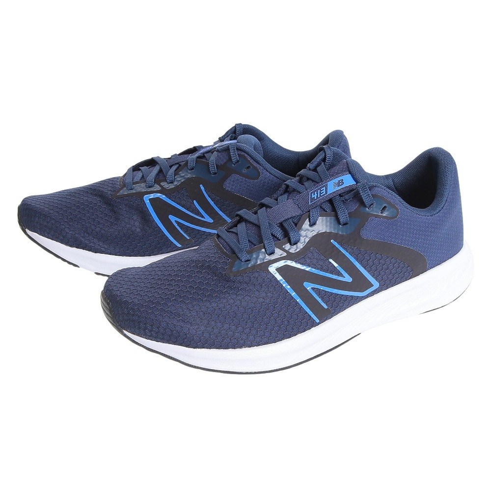 ニューバランス（new balance）（メンズ）ランニングシューズ ネイビー ブルー M413NB2 2E スニーカー トレーニング 部活 登校 通勤 日常履き