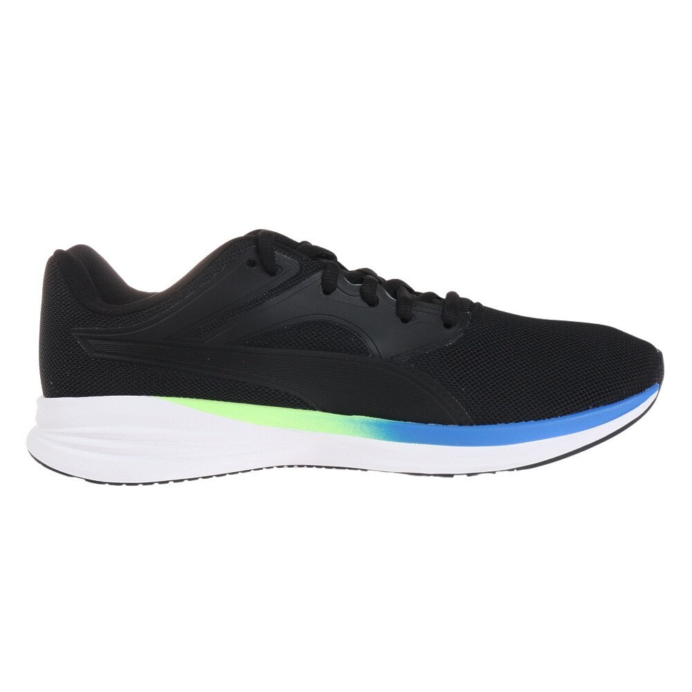 プーマ（PUMA）（メンズ）ランニングシューズ トランスポート ブラック ブルー 37702817 スニーカー ジョギング スポーツ トレーニング 日常履き 部活