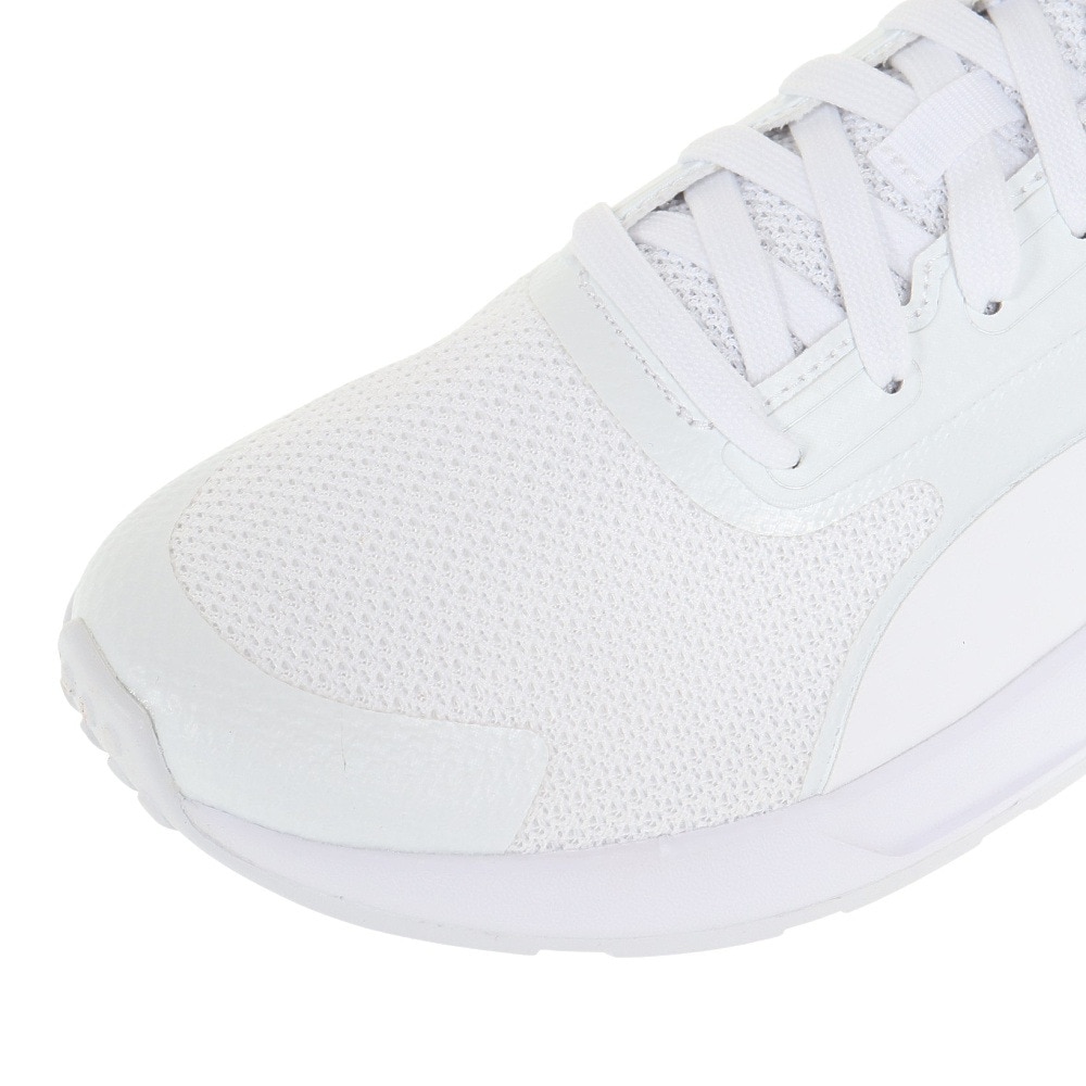 プーマ（PUMA）（メンズ）ランニングシューズ テイパー ホワイト 37301802 スニーカー トレーニング スポーツ シンプル 学校 部活 登校 通学 白靴