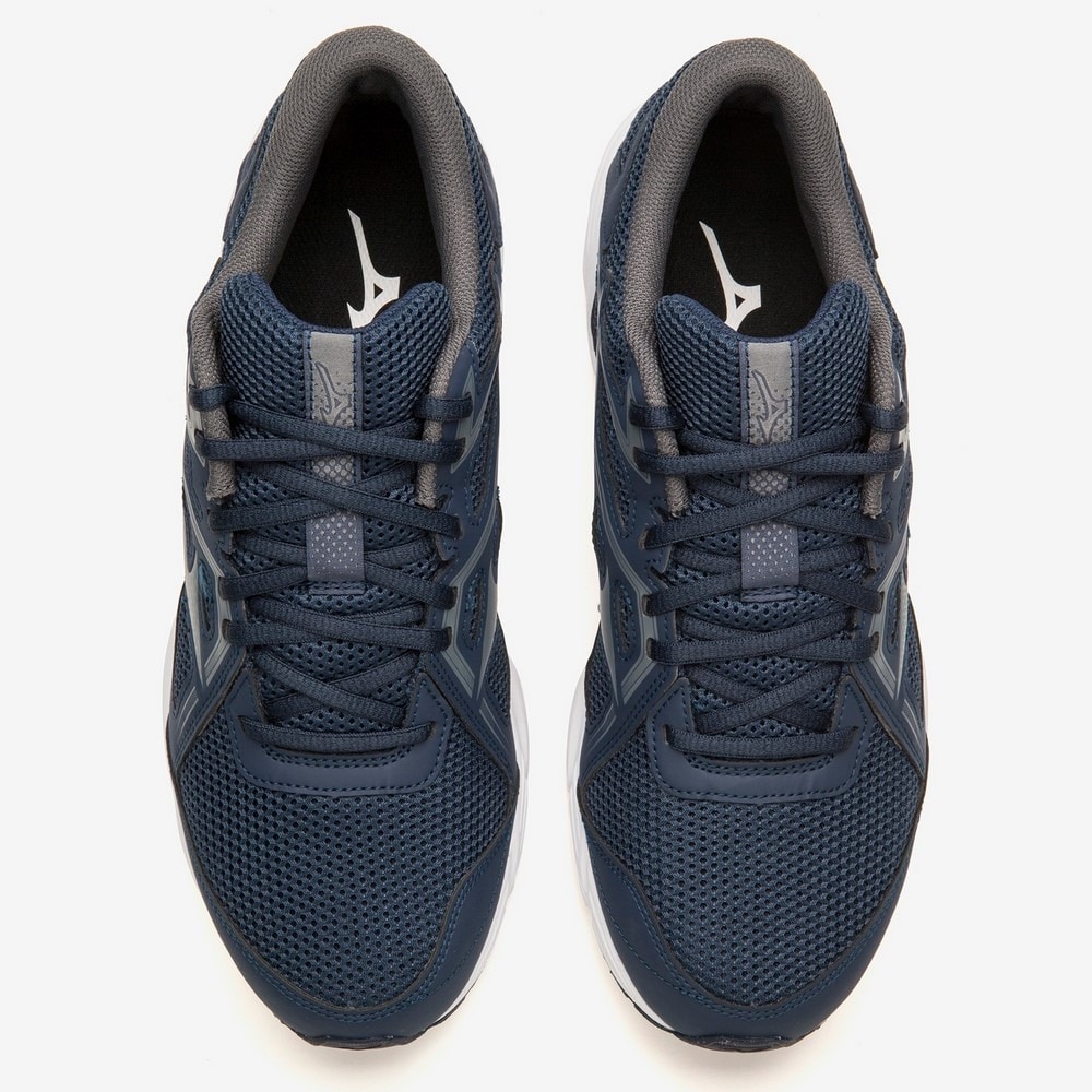 ミズノ（MIZUNO）（メンズ）ランニングシューズ マキシマイザー 25 ネイビー グレー K1GA230008 スニーカー スポーツ トレーニング ジョキング