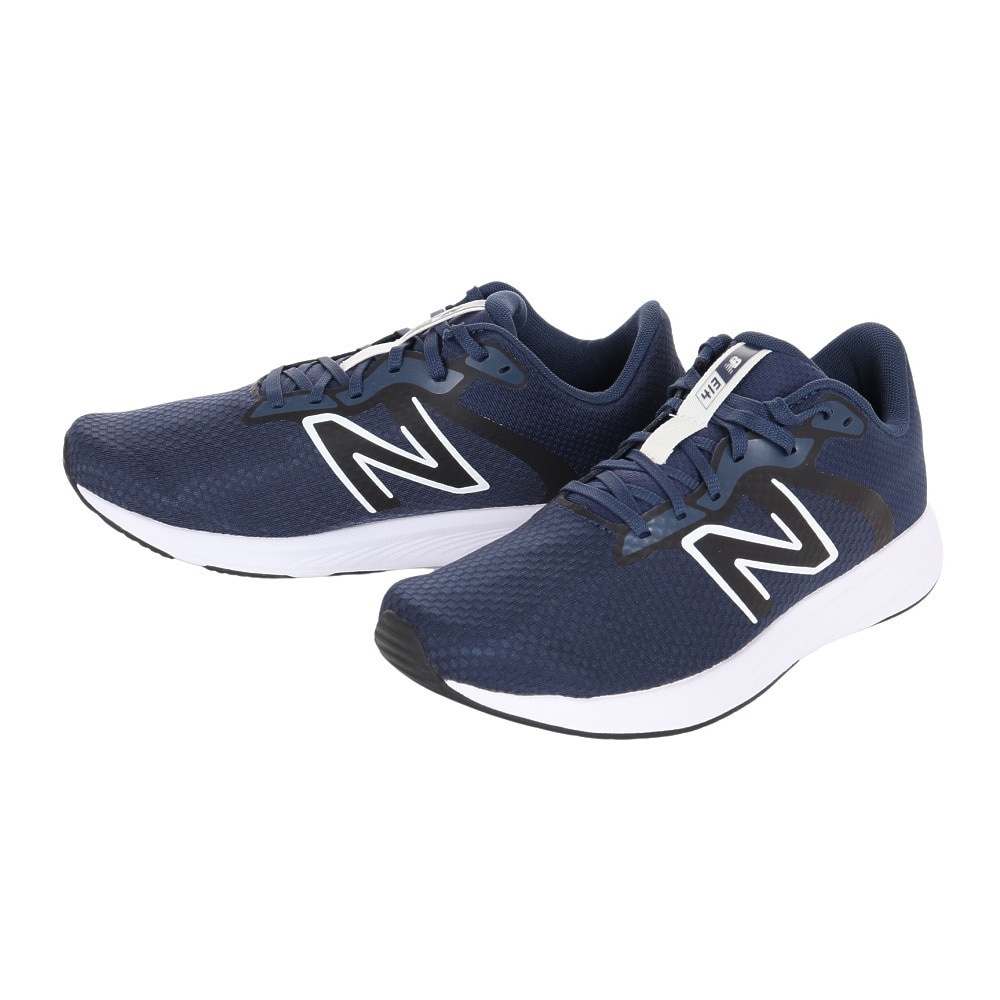 ニューバランス（new balance）（メンズ）ランニングシューズ 413 v2 ネイビー M413DY22E スニーカー スポーツ シューズ ジョギング クッション性 軽量 