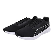 プーマ（PUMA）（メンズ）ランニング シューズ トランスポート ブラック 37702801 スニーカー レース トレーニング ジョギング スポーツ 部活