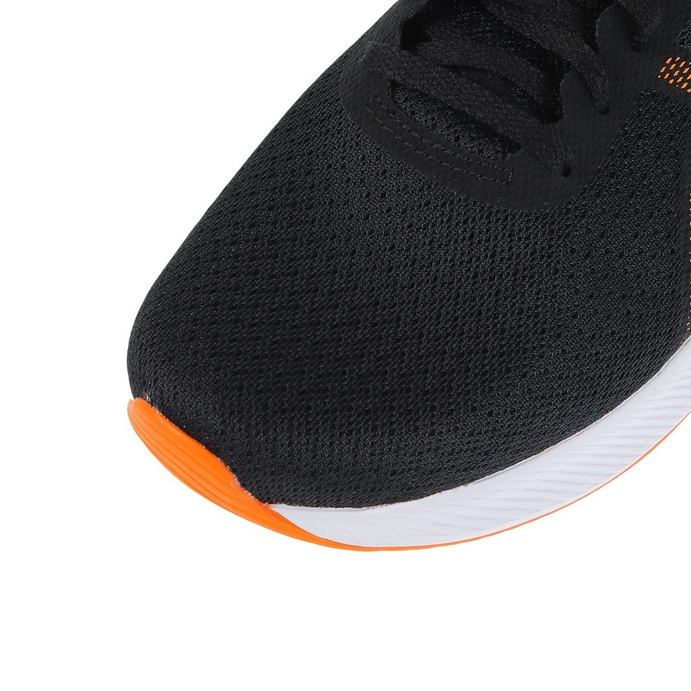 アシックス（ASICS）（メンズ）ランニング シューズ パトリオット 13 ワイド ブラック オレンジ 1011B567.006 スニーカー ジョグ ウォーキング 通気性 耐久性