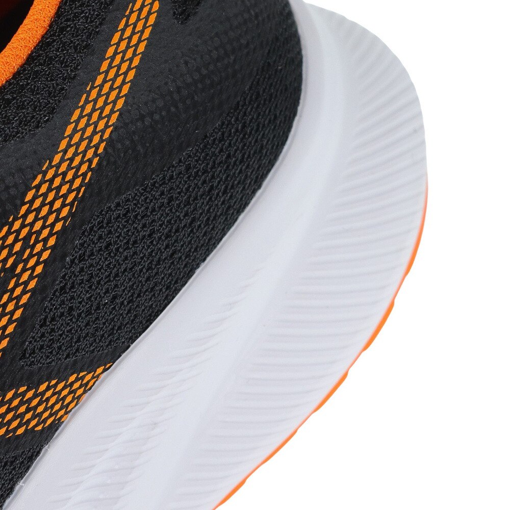 アシックス（ASICS）（メンズ）ランニング シューズ パトリオット 13 ワイド ブラック オレンジ 1011B567.006 スニーカー ジョグ ウォーキング 通気性 耐久性