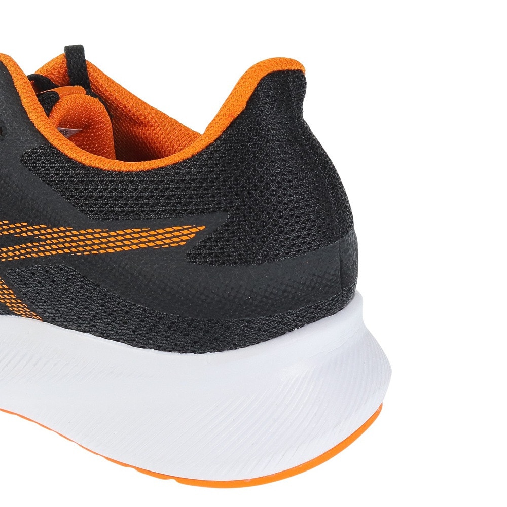 アシックス（ASICS）（メンズ）ランニング シューズ パトリオット 13 ワイド ブラック オレンジ 1011B567.006 スニーカー ジョグ ウォーキング 通気性 耐久性