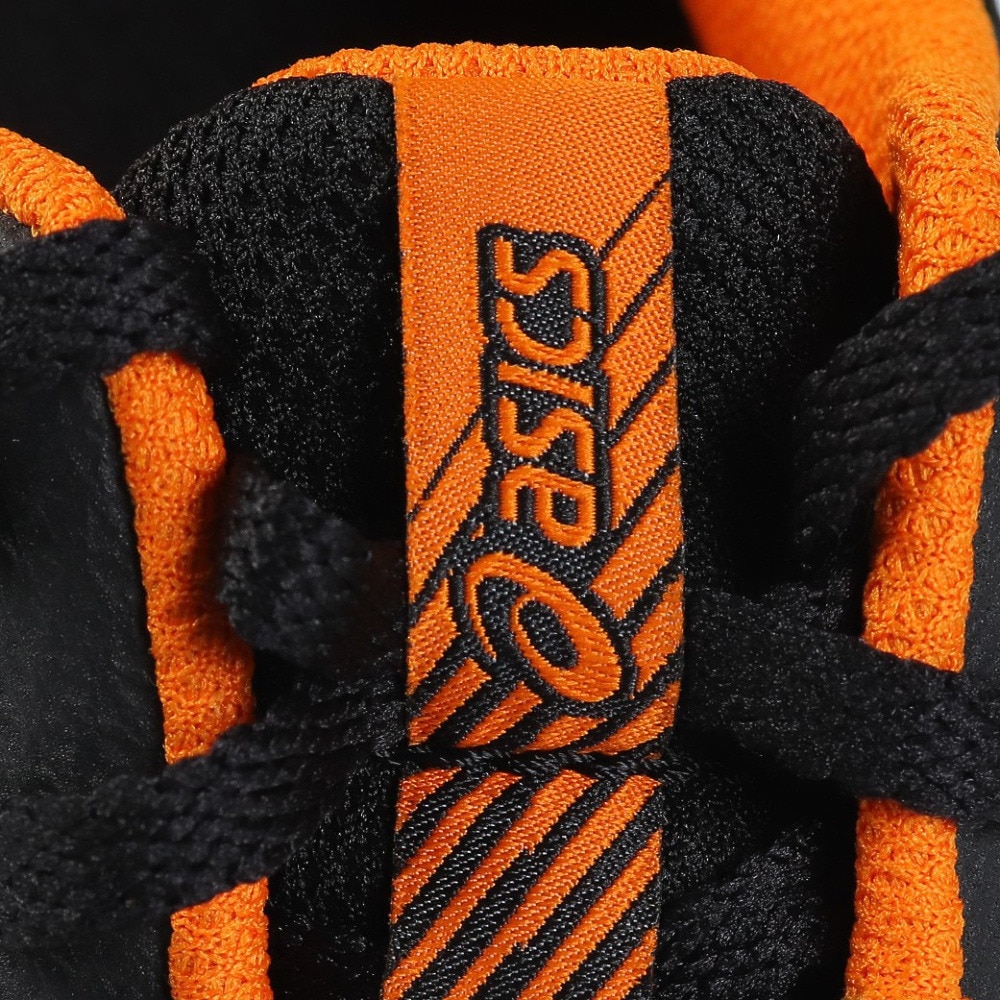 アシックス（ASICS）（メンズ）ランニング シューズ パトリオット 13 ワイド ブラック オレンジ 1011B567.006 スニーカー ジョグ ウォーキング 通気性 耐久性