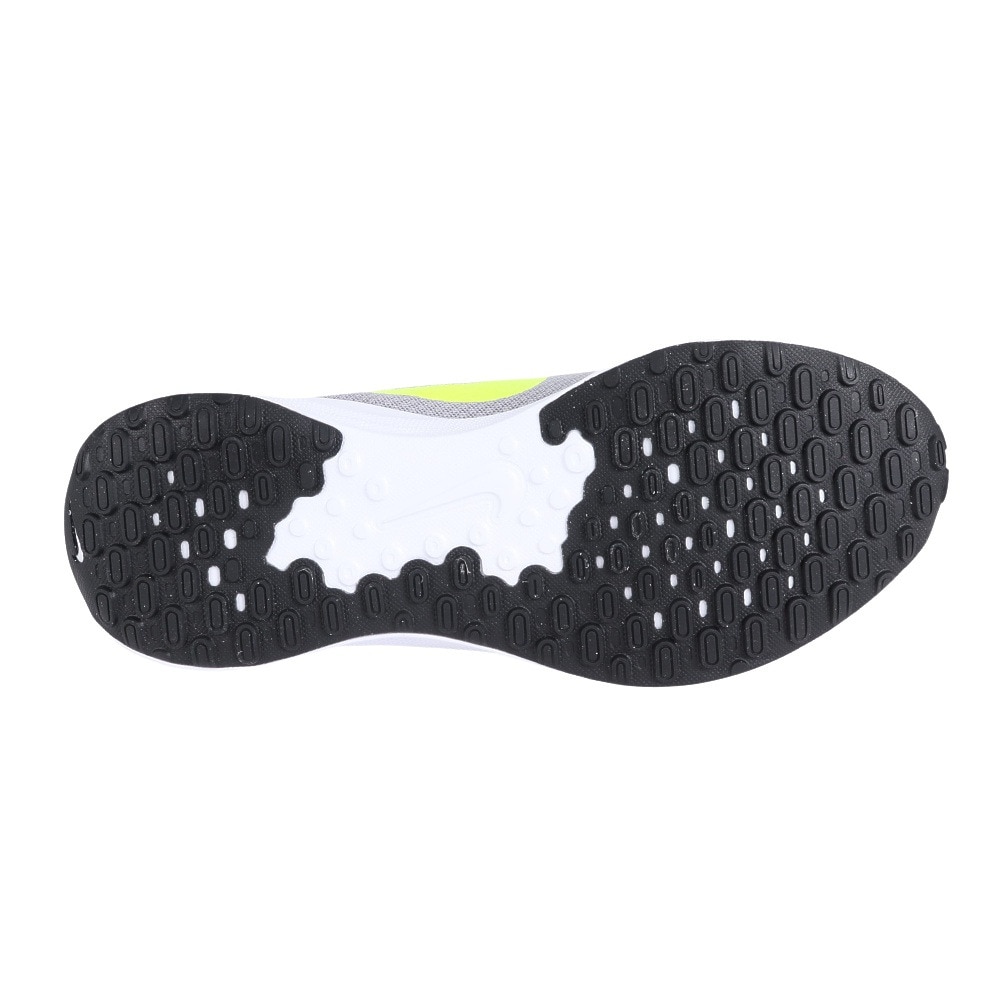 ナイキ（NIKE）（メンズ）ランニングシューズ レボリューション 7 グレー イエロー FB2207-002 スニーカー ジョギング スポーツ 部活 通勤 通学