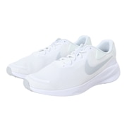 ナイキ（NIKE）（メンズ）ランニングシューズ レボリューション 7 ホワイト FB2207-100 スニーカー ジョギング スポーツ 部活 通勤 通学