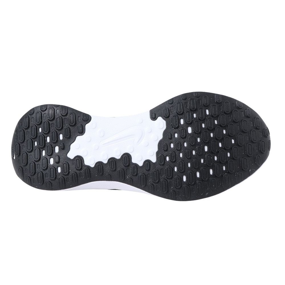 ナイキ（NIKE）（メンズ）スポーツ シューズ  レボリューション7エクストラワイド ブラック ホワイト FB8501-002 スニーカー クッション性  部活 学校 通学