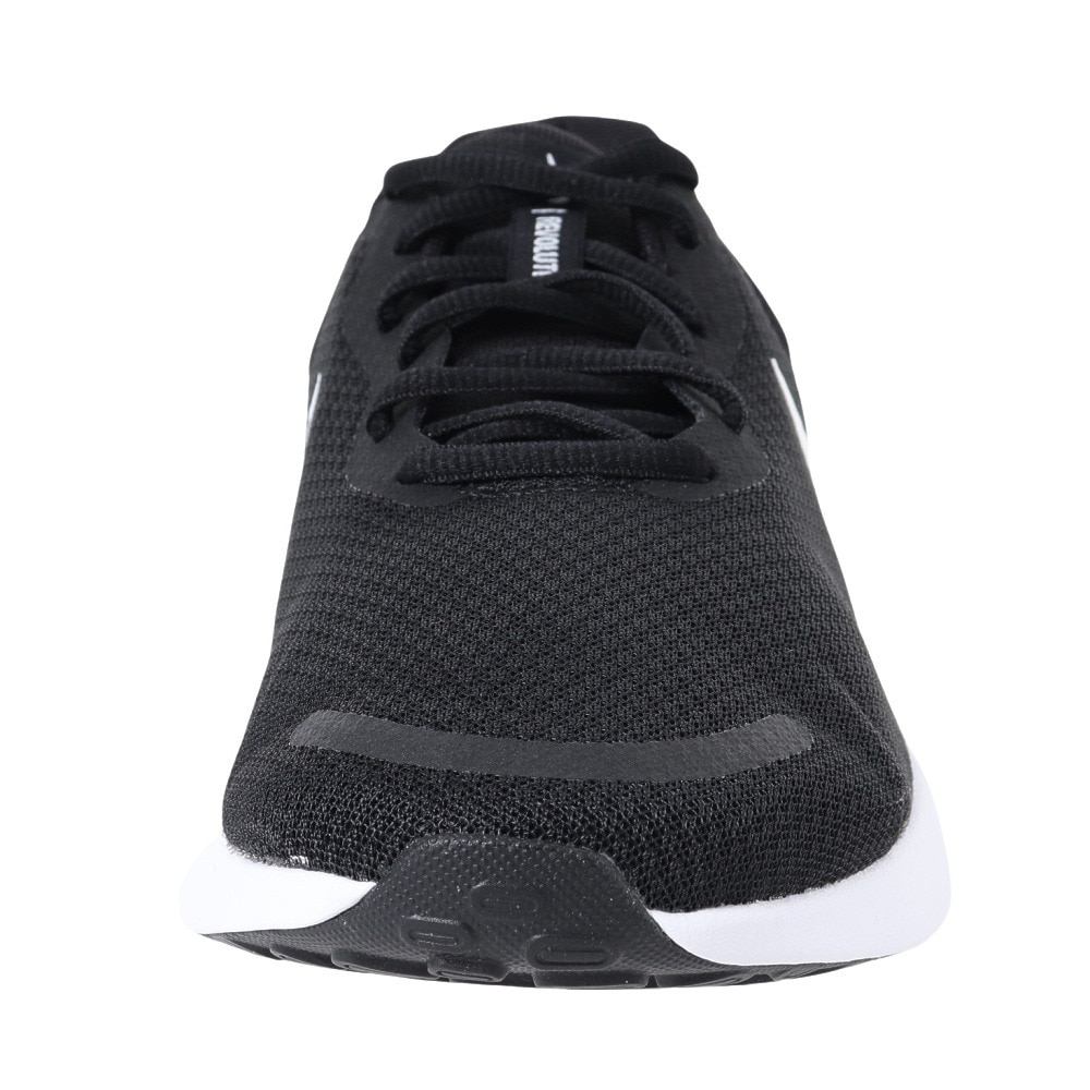 ナイキ（NIKE）（メンズ）スポーツ シューズ  レボリューション7エクストラワイド ブラック ホワイト FB8501-002 スニーカー クッション性  部活 学校 通学