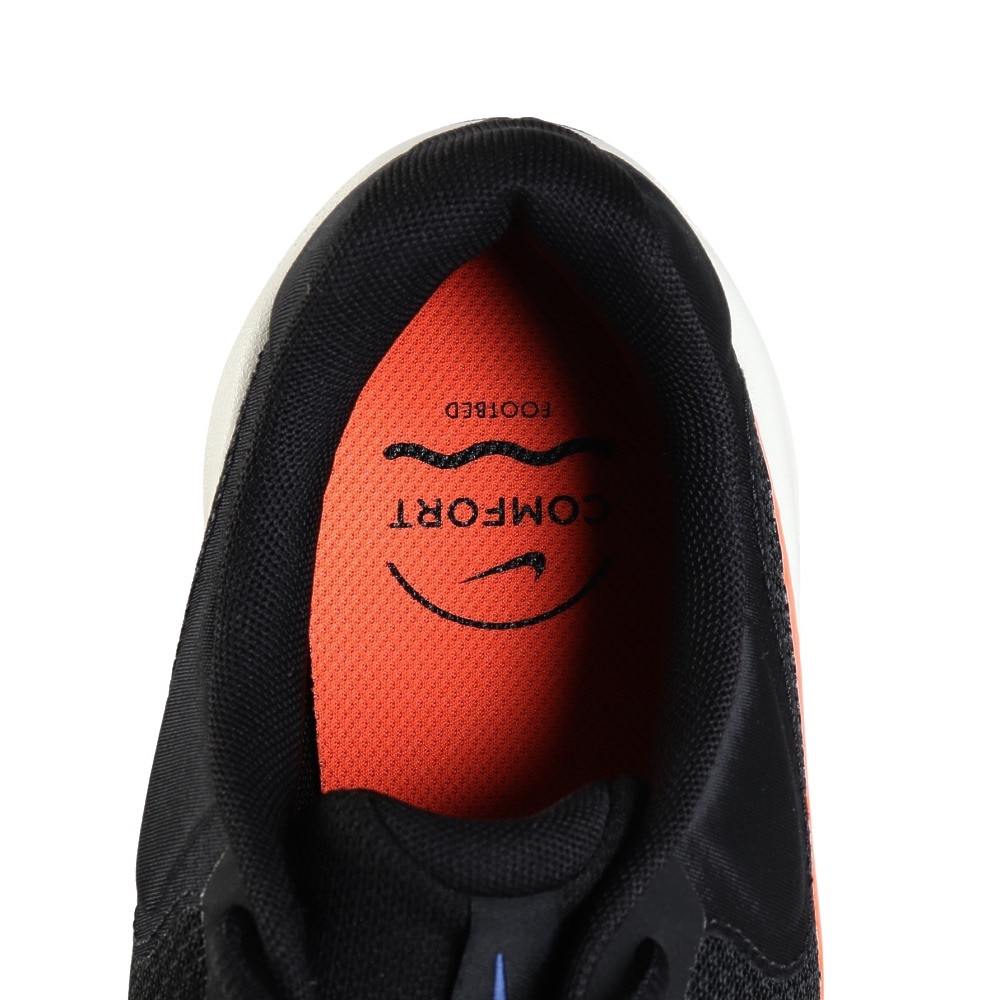 ナイキ（NIKE）（メンズ）スポーツ シューズ レボリューション7 ブラック FB2207-008 スニーカー ランニングシューズ クッション性 学校 部活 登校 通学 運動