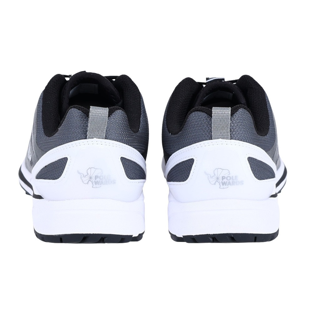 POLEWARDS（メンズ）ランニングシューズ アドベラ シャーク ADVERA SHARK ブラック グレー PW2KFZ02 BLK ★★★