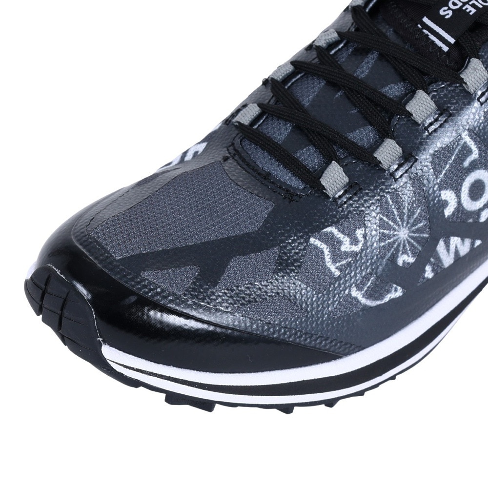 POLEWARDS（メンズ）ランニングシューズ アドベラ シャーク ADVERA SHARK ブラック グレー PW2KFZ02 BLK ★★★